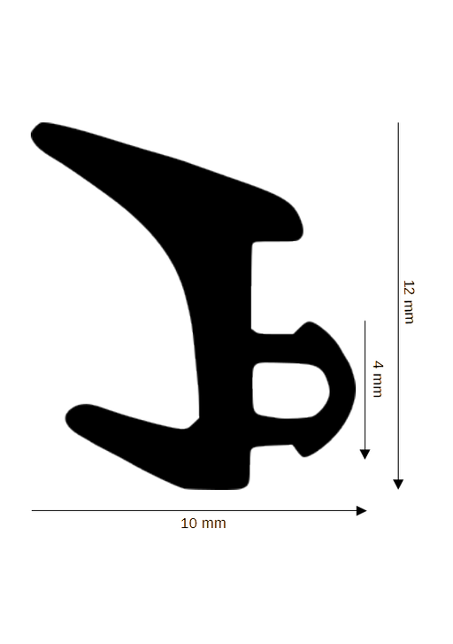 Dichtung für Steck- und Glasleisten DH R-1723