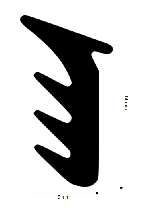 Dichtung für Steck- und Glasleisten DH R-773