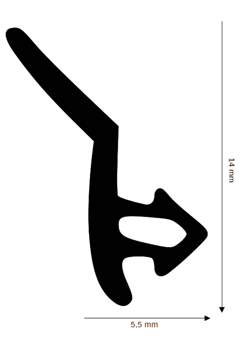 Dichtung für Kunststoff / Aluminium DH R-8854