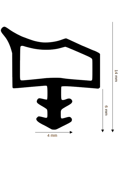 Dichtung für Holzelemente DH RT-2