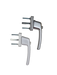 Fenstergriff mit Druckknopf