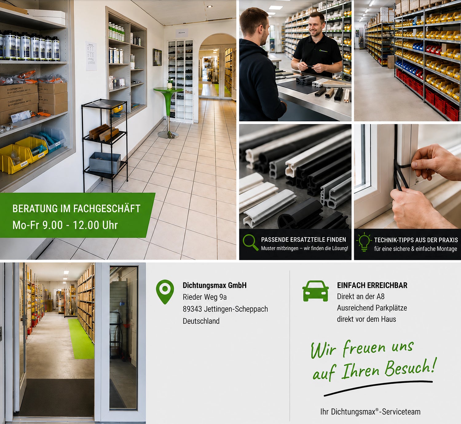 Find suitable spare parts