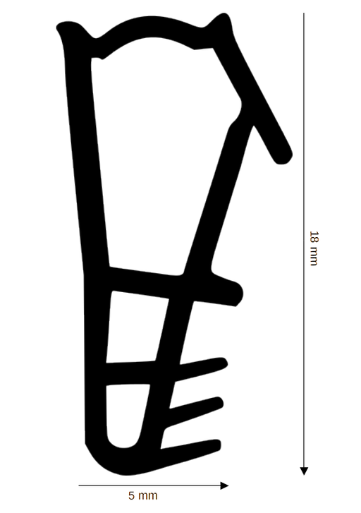 Dichtung für Holzelemente DH FSW-125