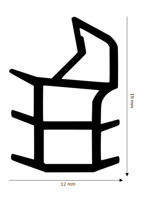 Stahlzargendichtung DH M-701-H