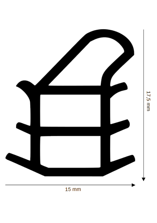 Stahlzargendichtung DH M-727-H