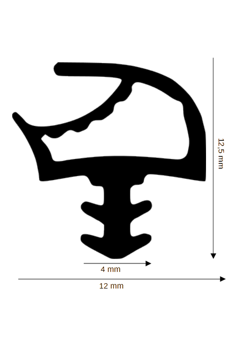 Dichtung für Holzelemente DH R-1062