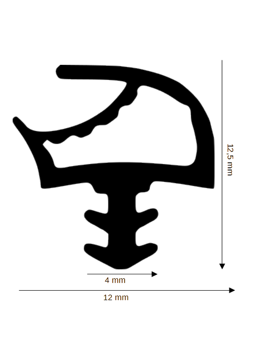 Dichtung für Holzelemente DH R-1062