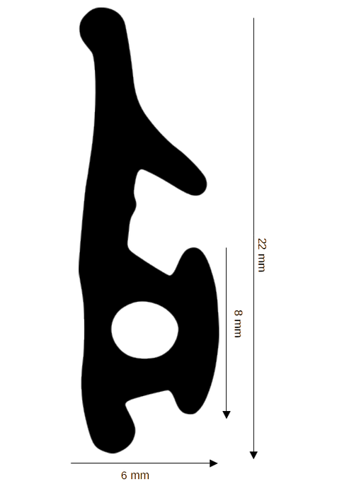 Dichtung für Kunststoff / Aluminium DH R-1247