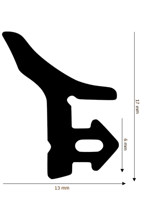 Dichtung für Kunststoff / Aluminium DH R-1386