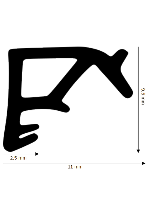 Dichtung für Holzelemente DH R-1498