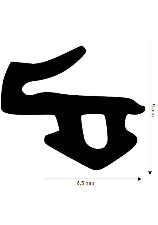 Dichtung für Kunststoff / Aluminium  DH R-1724
