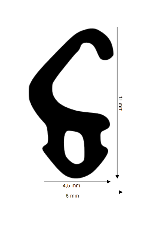Dichtung für Kunststoff / Aluminium DH R-1727