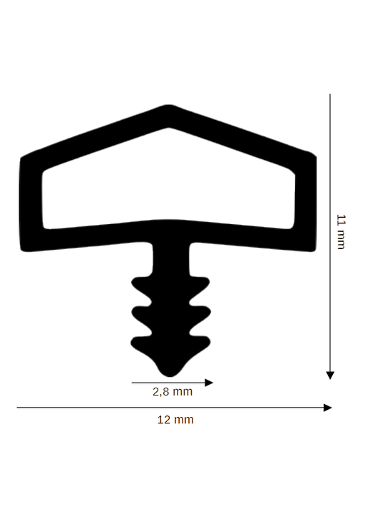 Dichtung für Holzelemente DH R-1927