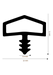 Dichtung für Holzelemente DH R-1927