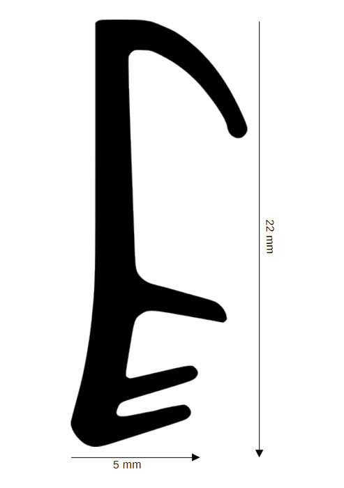 Dichtung für Holzelemente DH R-2050
