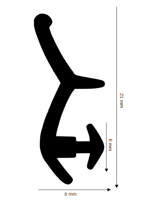 Dichtung für Kunststoff / Aluminium DH R-2146