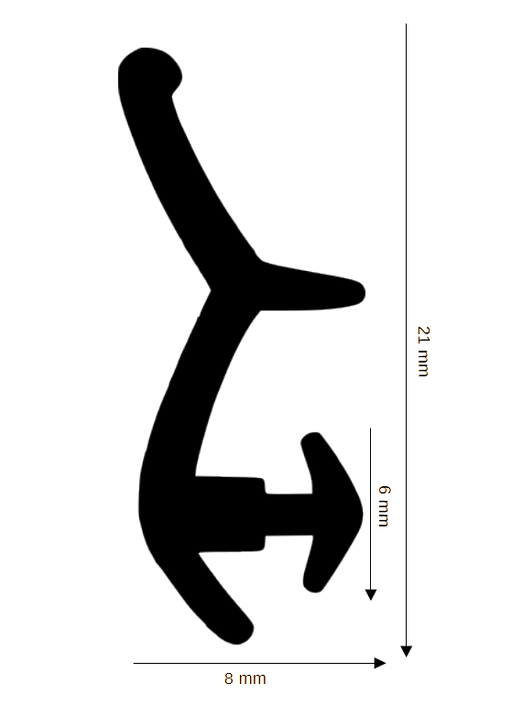 Dichtung für Kunststoff / Aluminium DH R-2146