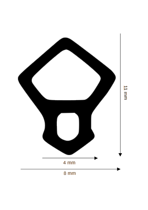 Dichtung für Kunststoff / Aluminium DH R-2529-A