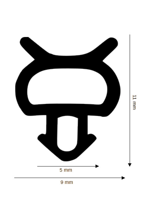 Dichtung für Kunststoff / Aluminium DH R-2542