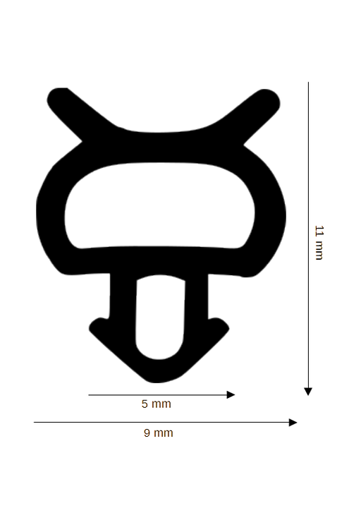 Dichtung für Kunststoff / Aluminium DH R-2542
