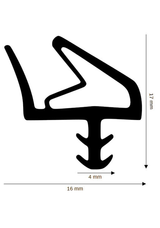 Dichtung für Holzelemente DH R-5515