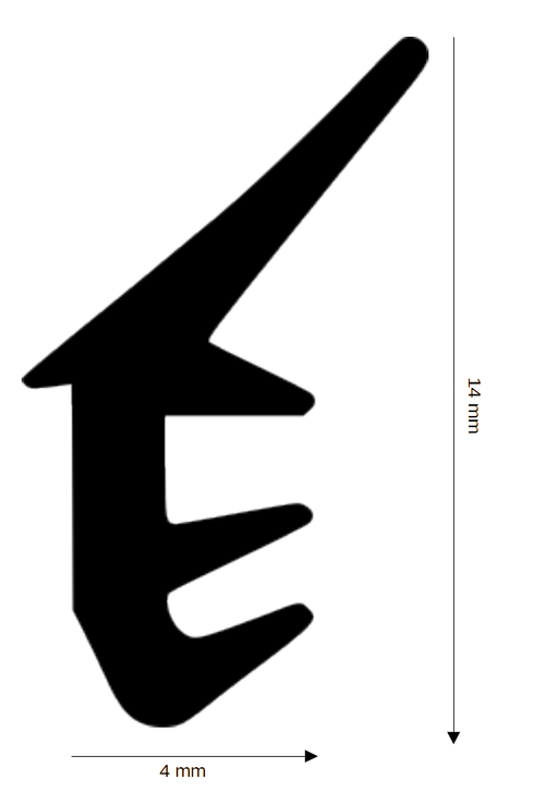 Dichtung für Holzelemente DH R-576