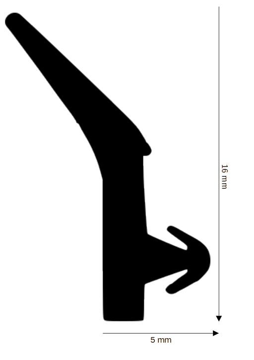 Dichtung für Kunststoff / Aluminium DH R-694