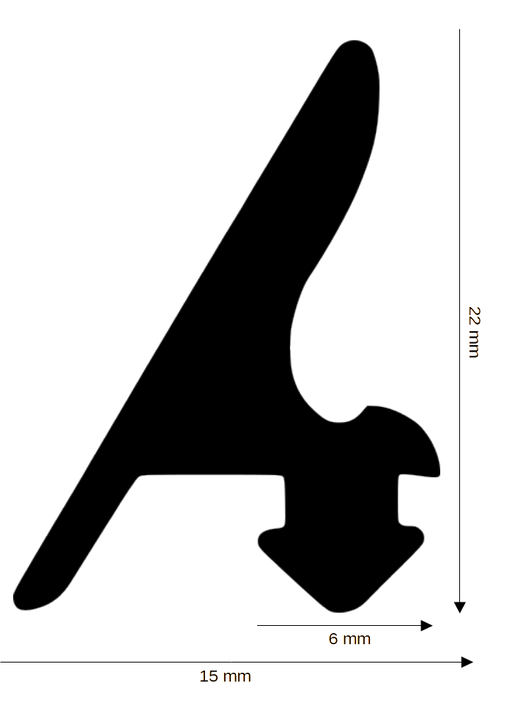 Dichtung für Kunststoff / Aluminium DH R-717