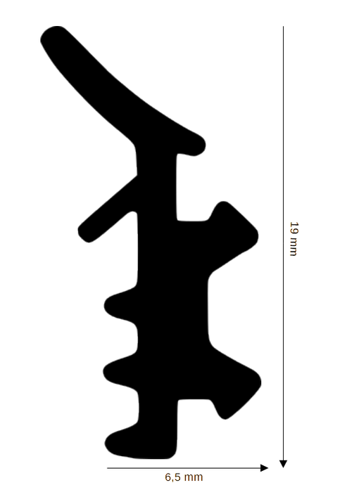 Dichtung für Steck- und Glasleisten DH R-778