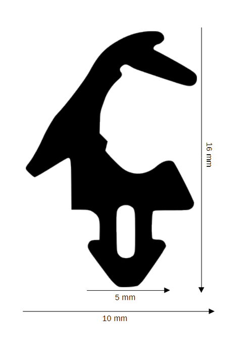Dichtung für Kunststoff / Aluminium DH R-8608