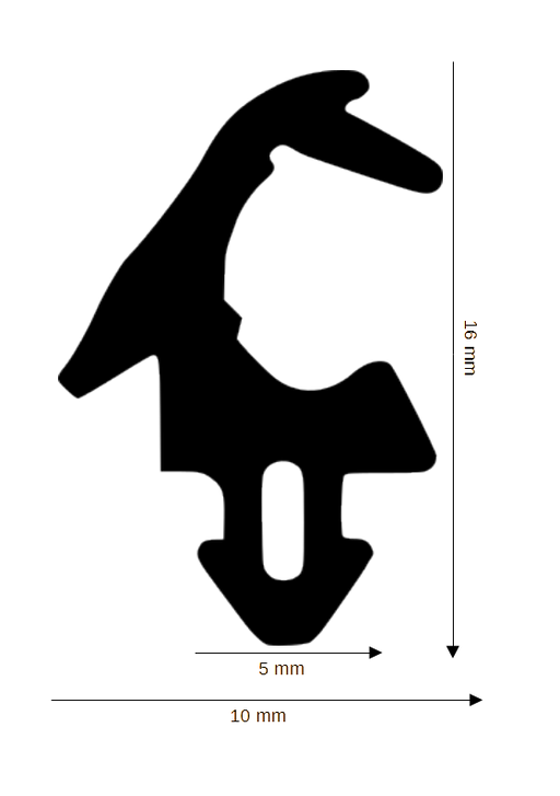 Dichtung für Kunststoff / Aluminium DH R-8608
