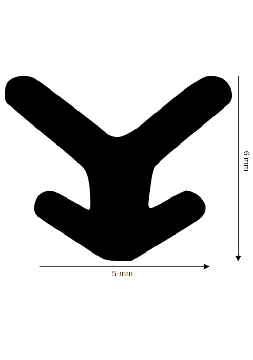 Dichtung für Kunststoff / Aluminium DH R-868