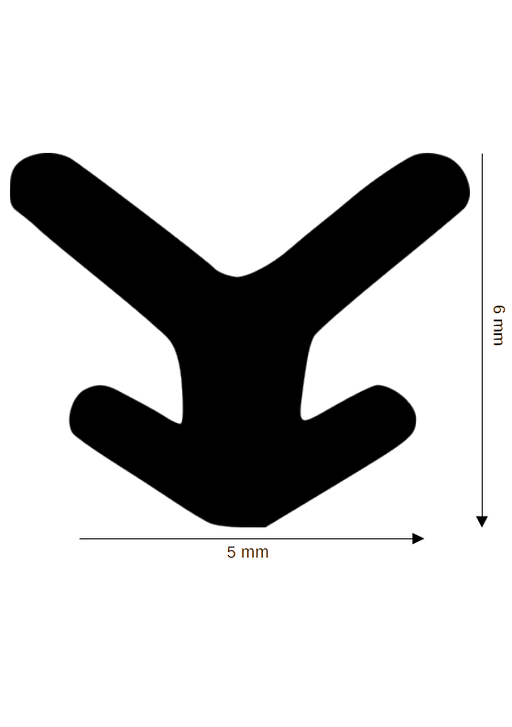 Dichtung für Kunststoff / Aluminium DH R-868