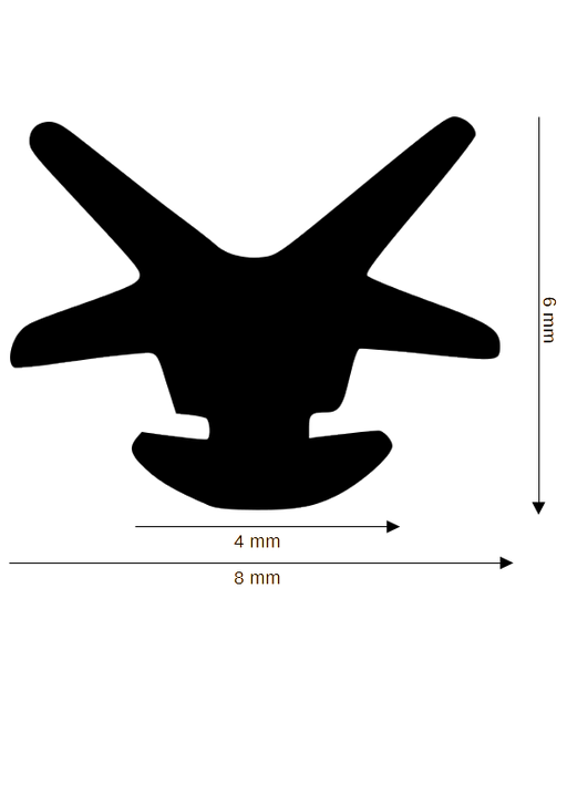 Dichtung für Kunststoff / Aluminium DH R-870