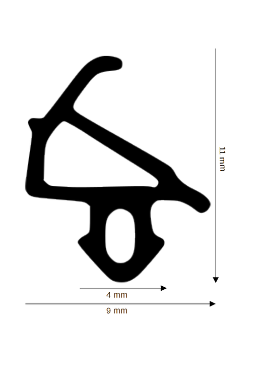Dichtung für Kunststoff / Aluminium DH R-8765-B