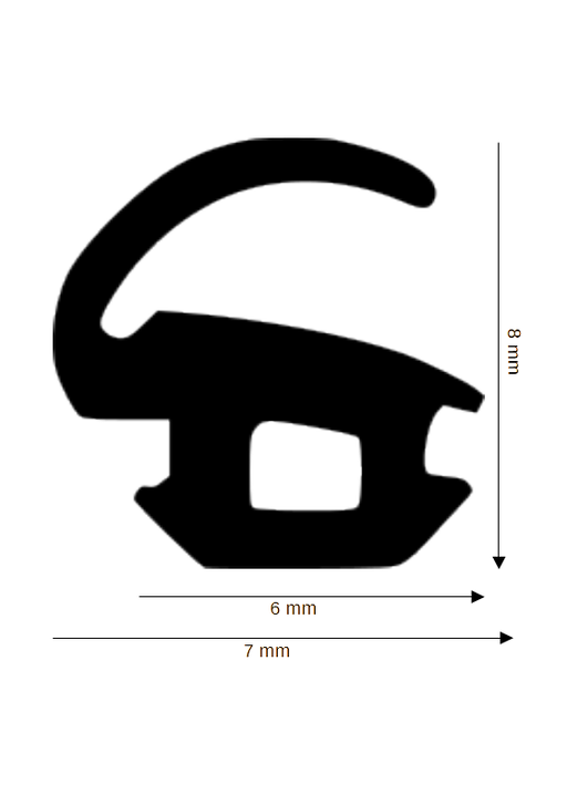 Dichtung für Kunststoff / Aluminium DH R-8796