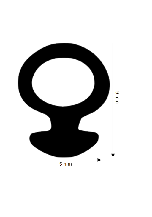 Dichtung für Kunststoff / Aluminium DH R-8821