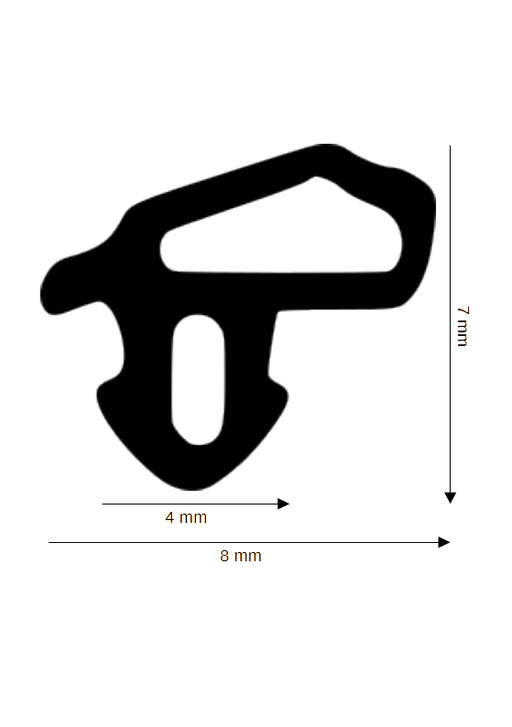 Dichtung für Kunststoff / Aluminium DH R-8865