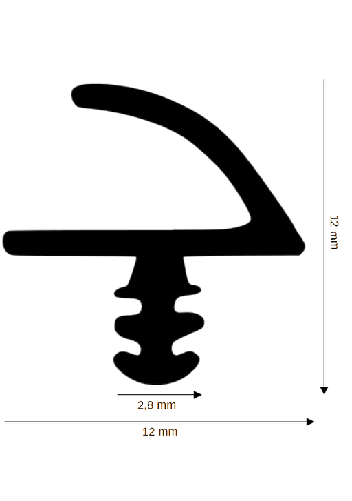 Dichtung für Holzelemente DH R-915