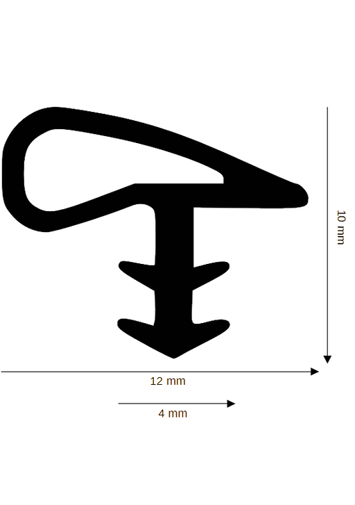 Dichtung für Holzelemente DH R-923