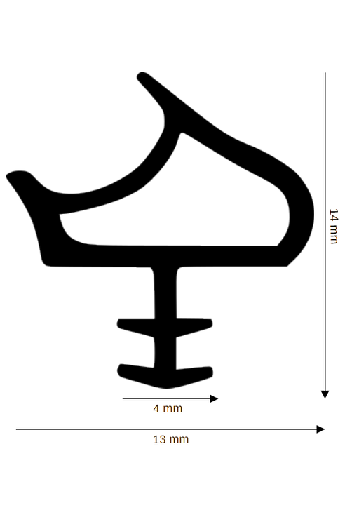 Dichtung für Holzelemente DH R-9501