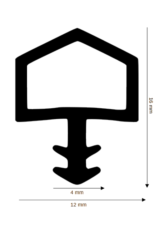 Dichtung für Holzelemente DH R-996