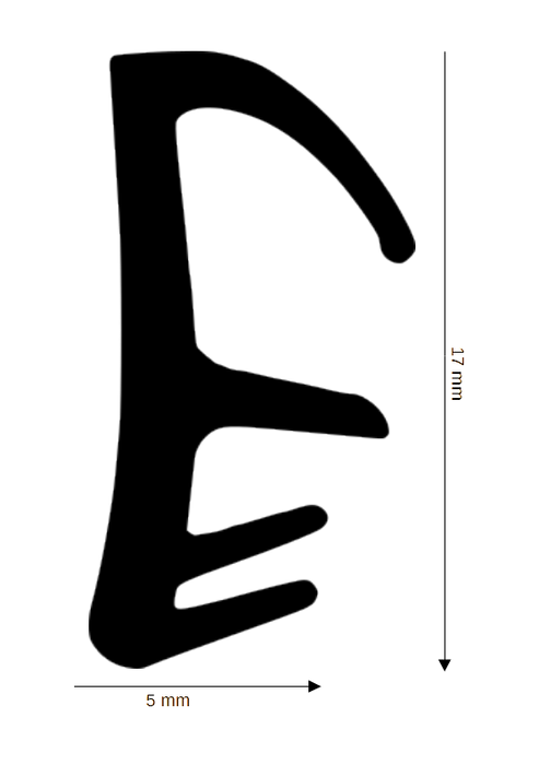 Dichtung für Holzelemente DH RF 24