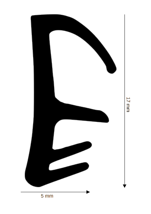 Dichtung für Holzelemente DH RF 24