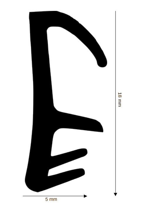 Dichtung für Holzelemente DH RF 2