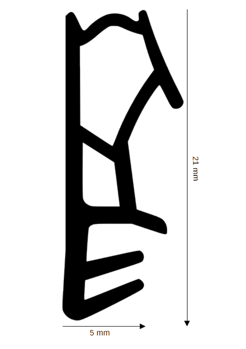 Dichtung für Holzelemente DH RF 4