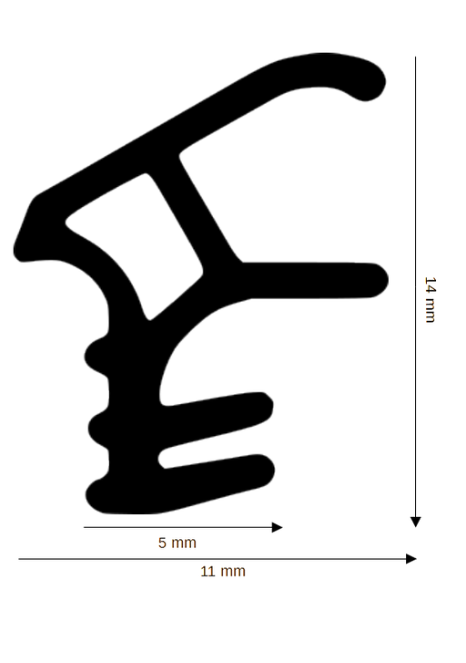 Stahlzargendichtung DH Z-527