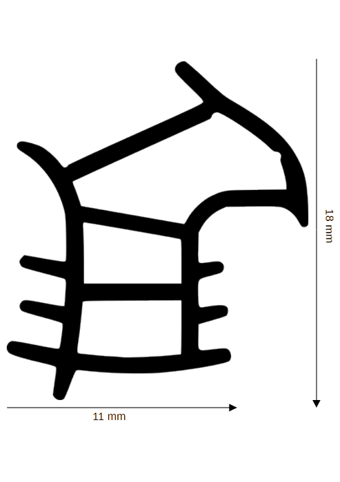 Stahlzargendichtung DH Z-923-B