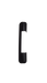 Siegenia cover cap for bottom corner bearing, white, for Favorit, L=110mm