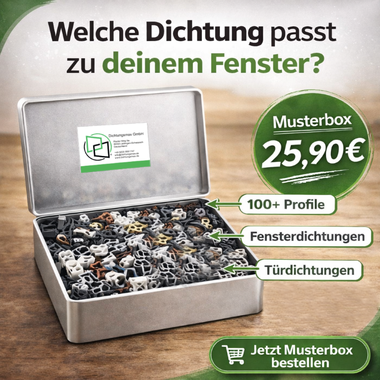 👉 Welche Dichtung passt zu deinem Fenster?